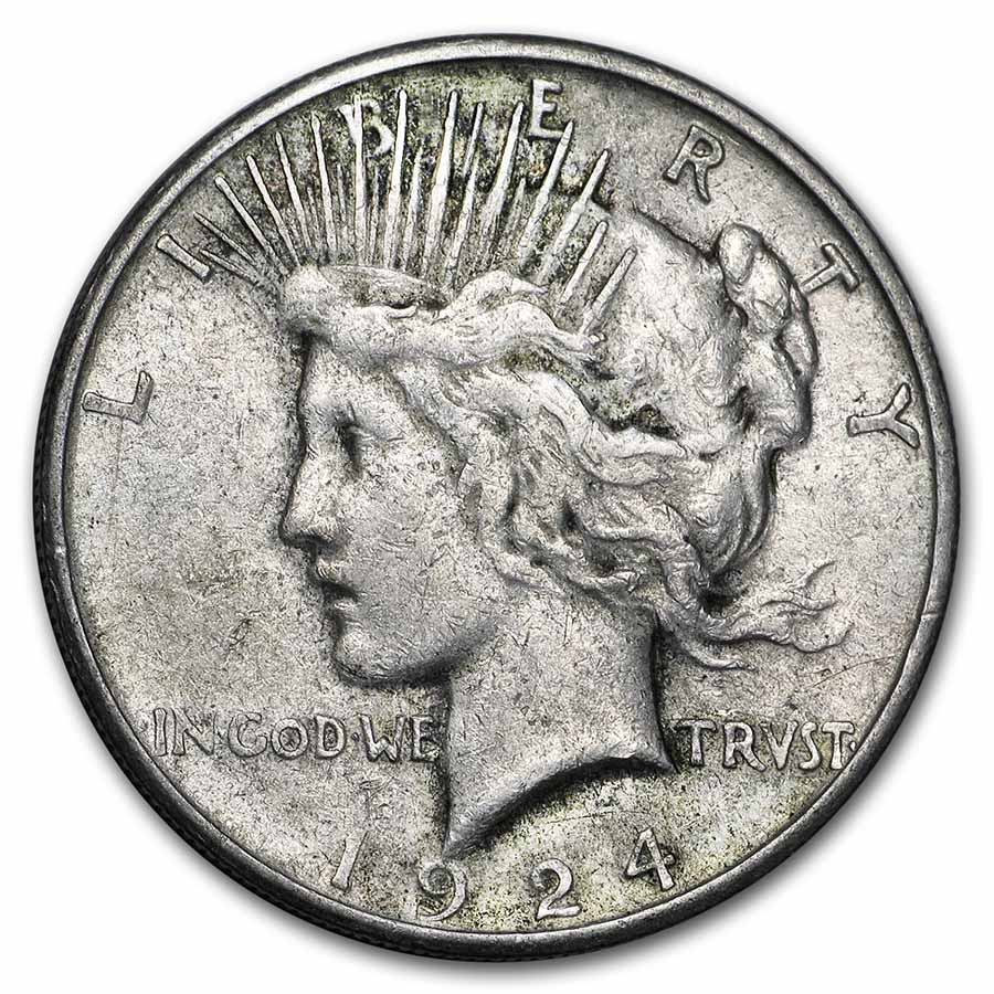 Buy 1924-S Peace Dollar VG/VF