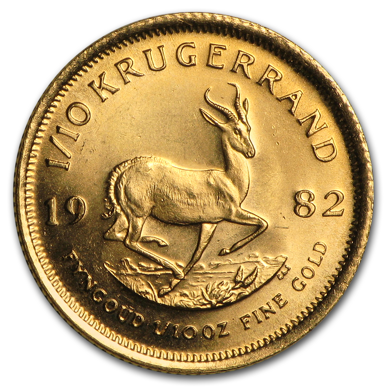 Buy 1982 South Africa 1/10 oz Gold Krugerrand BU