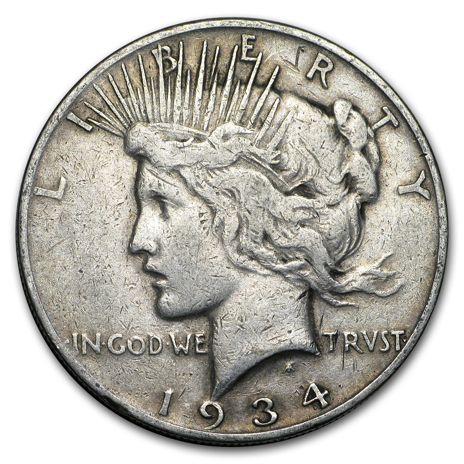 Buy 1934-S Peace Dollar VG