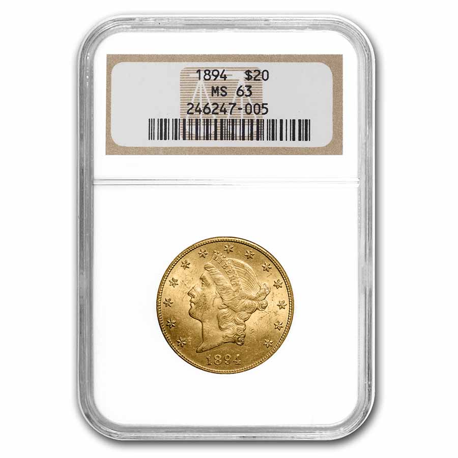 Buy 1894 $20 Liberty Gold Double Eagle MS-63 NGC