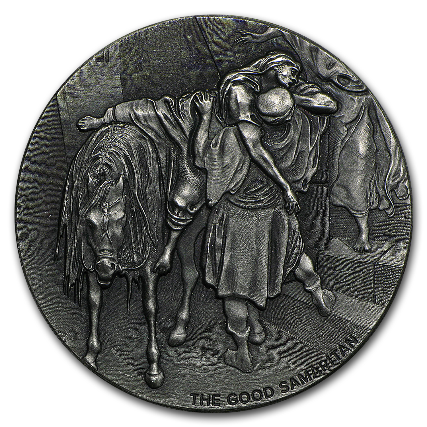 Buy 2016 2 oz Silver Coin - Biblical Series (The Good Samaritan) - Click Image to Close