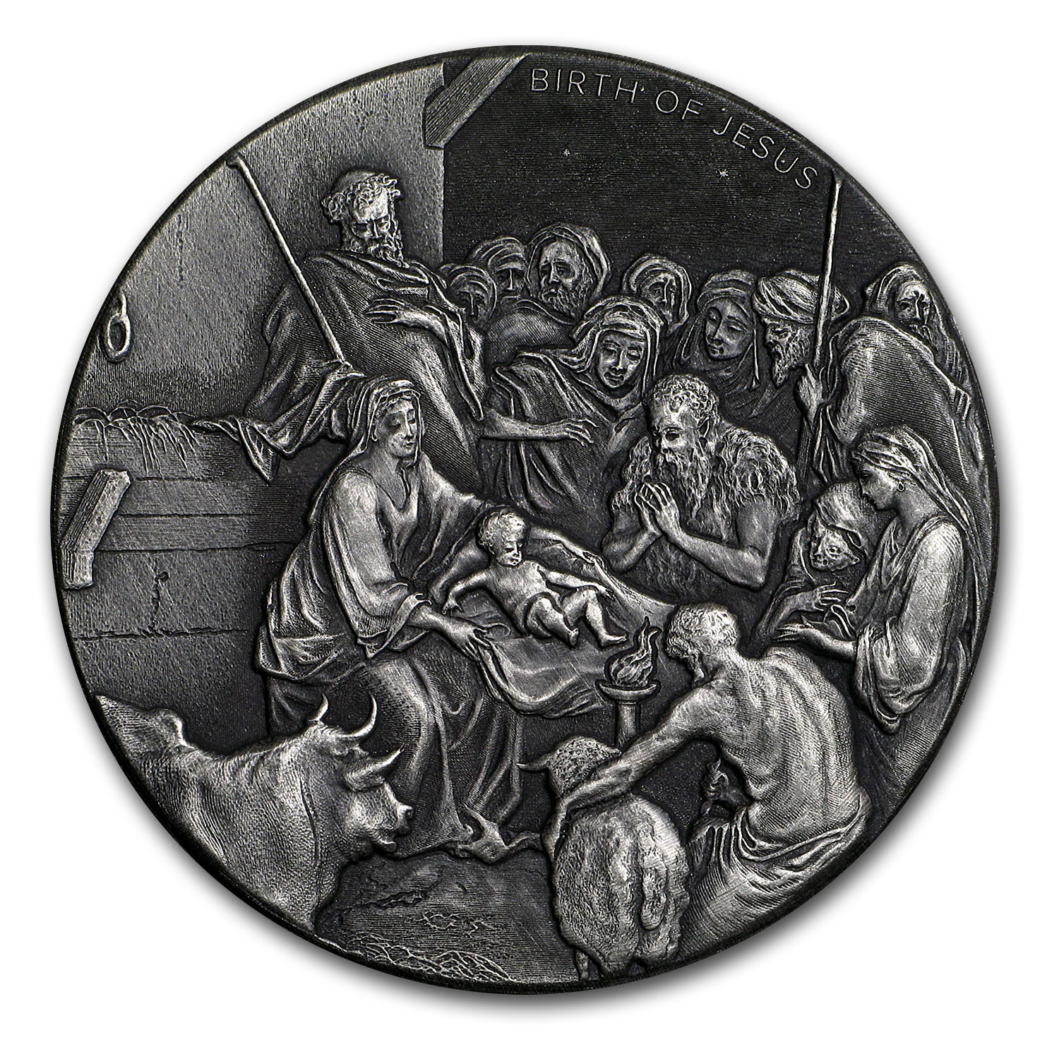 Buy 2016 Niue 2 oz Silver Coin - Biblical Series (The Nativity) - Click Image to Close