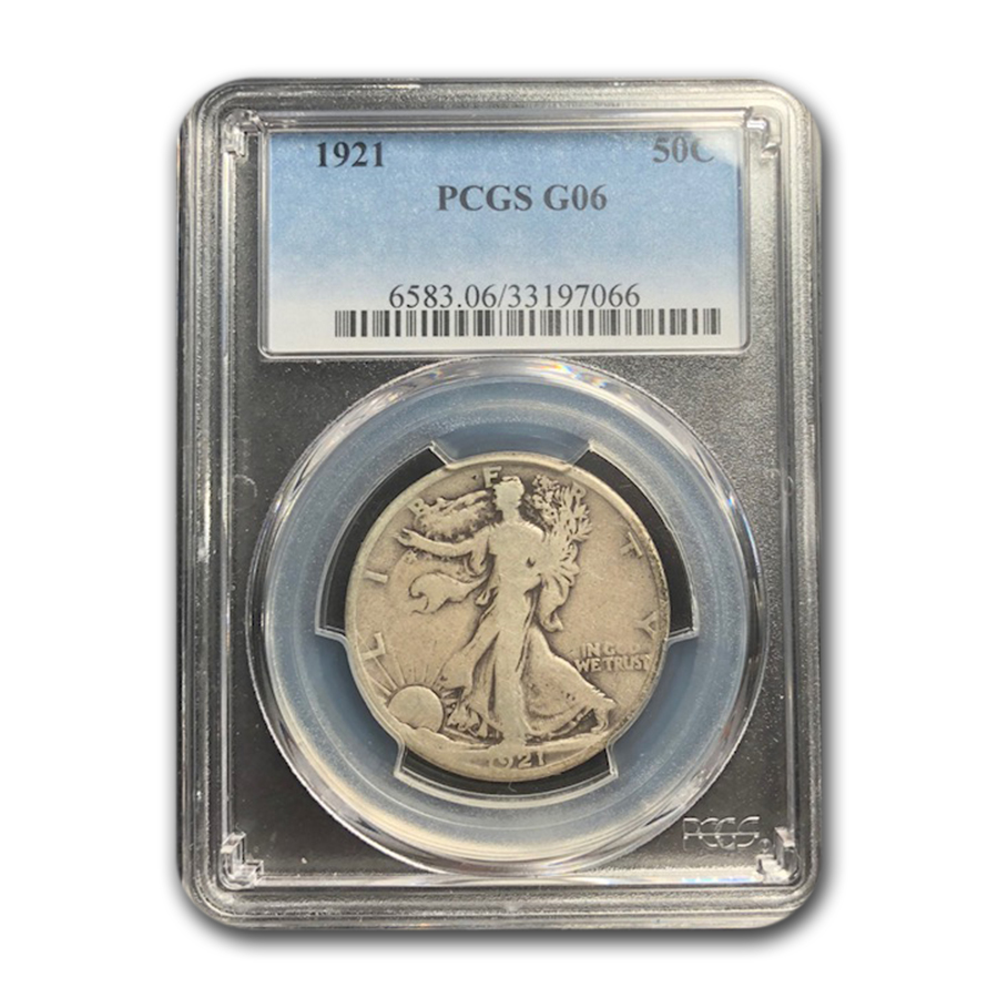 Buy 1921 Walking Liberty Half Dollar G-06 PCGS