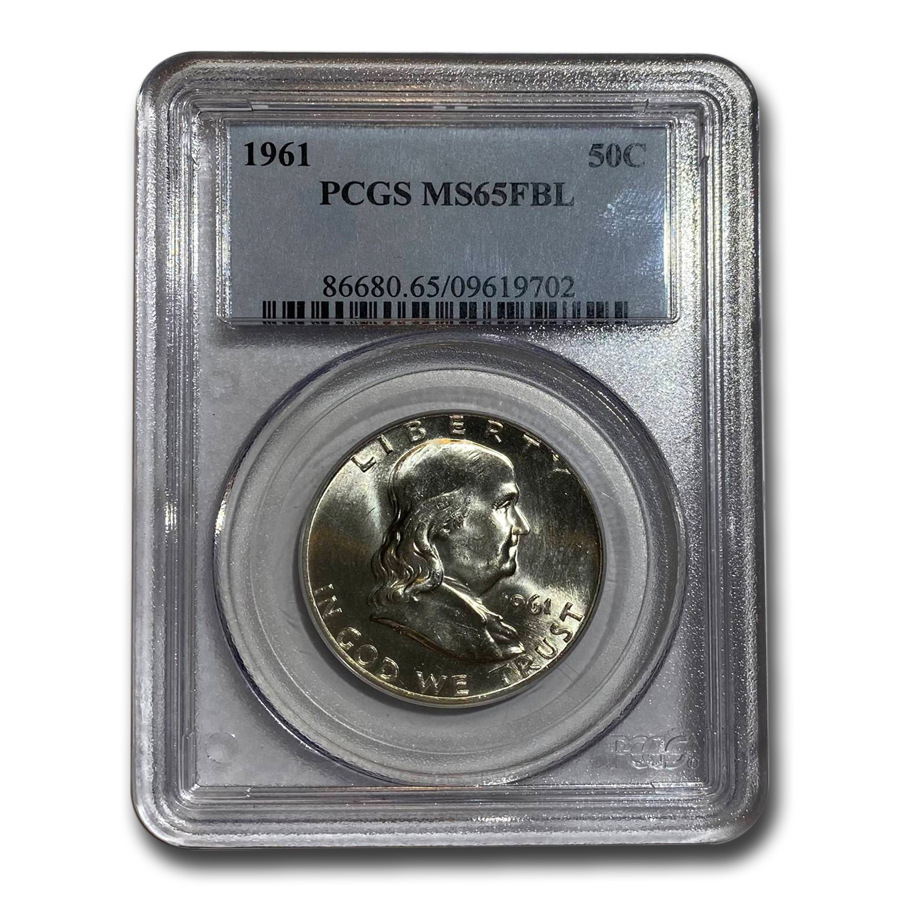 Buy 1961 Franklin Half Dollar MS-65 PCGS (FBL)