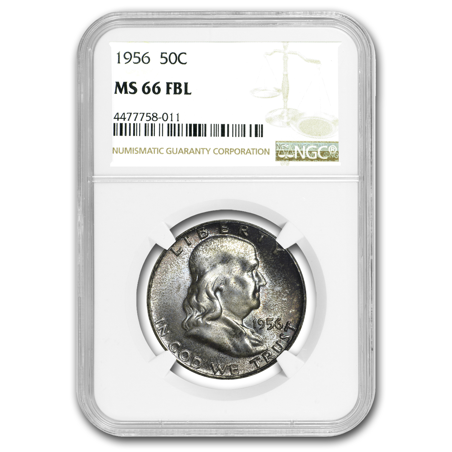 Buy 1956 Franklin Half Dollar MS-66 NGC (FBL)