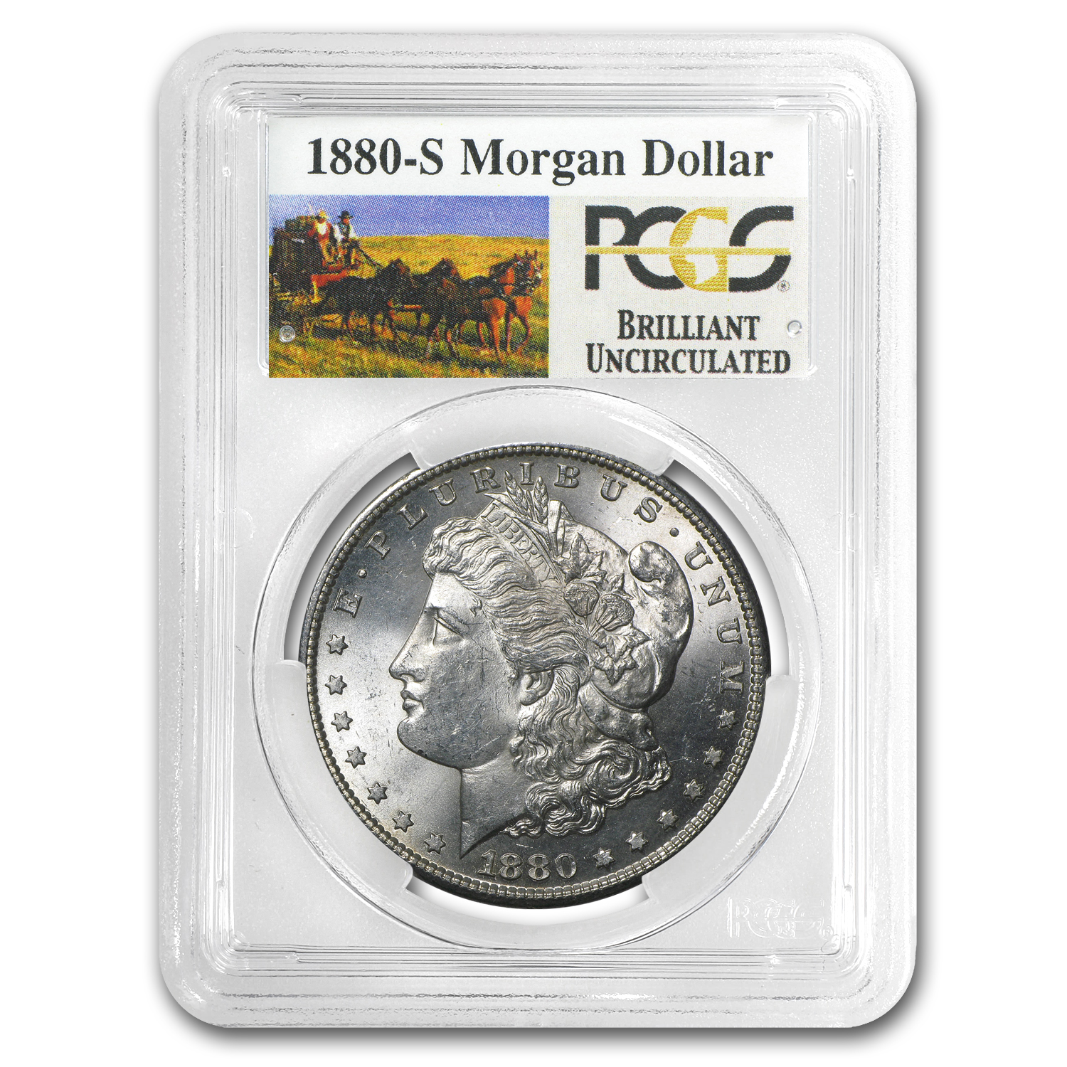 Buy 1878-1904 Stage Coach Morgan Dollar BU PCGS