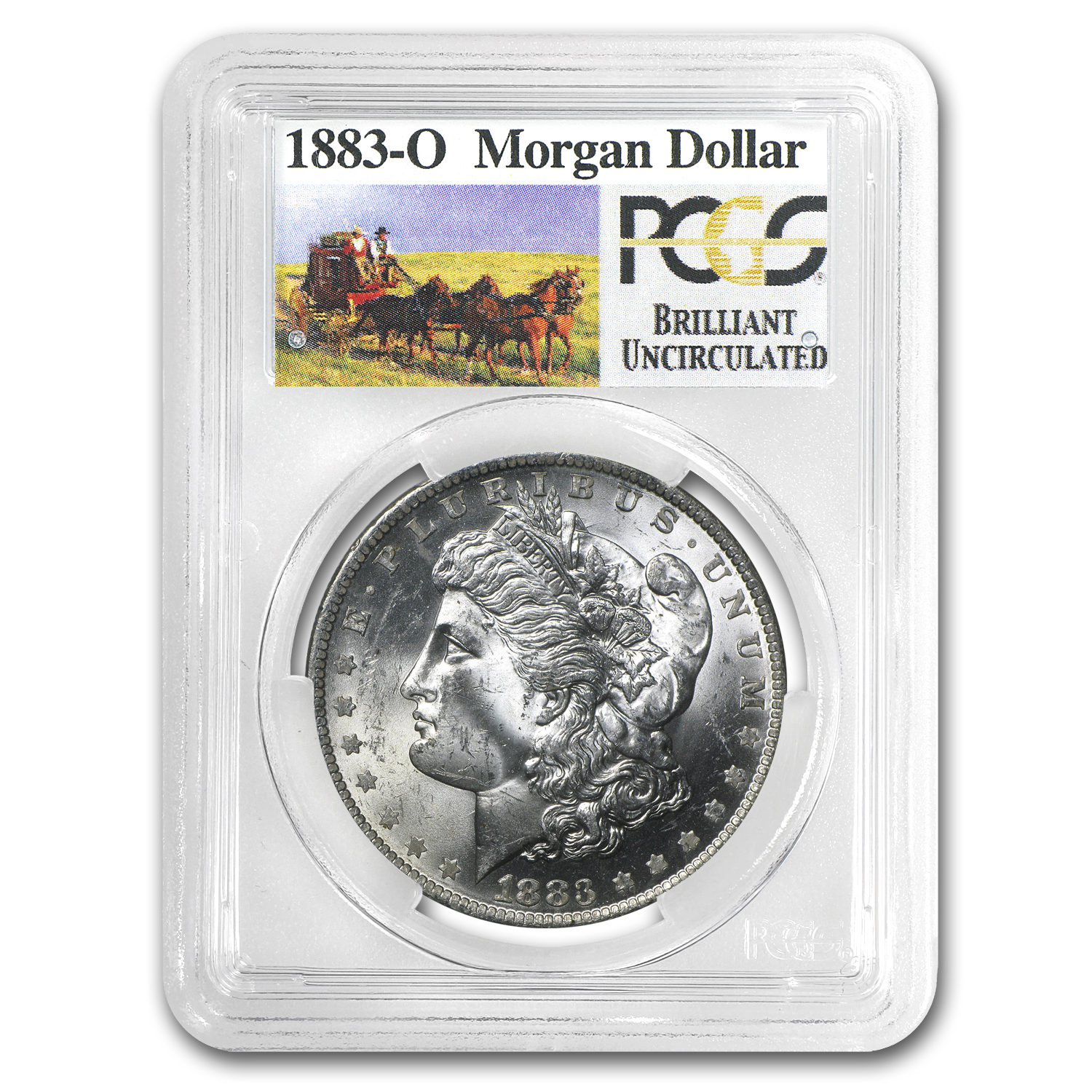 Buy 1883-O Stage Coach Morgan Dollar BU PCGS