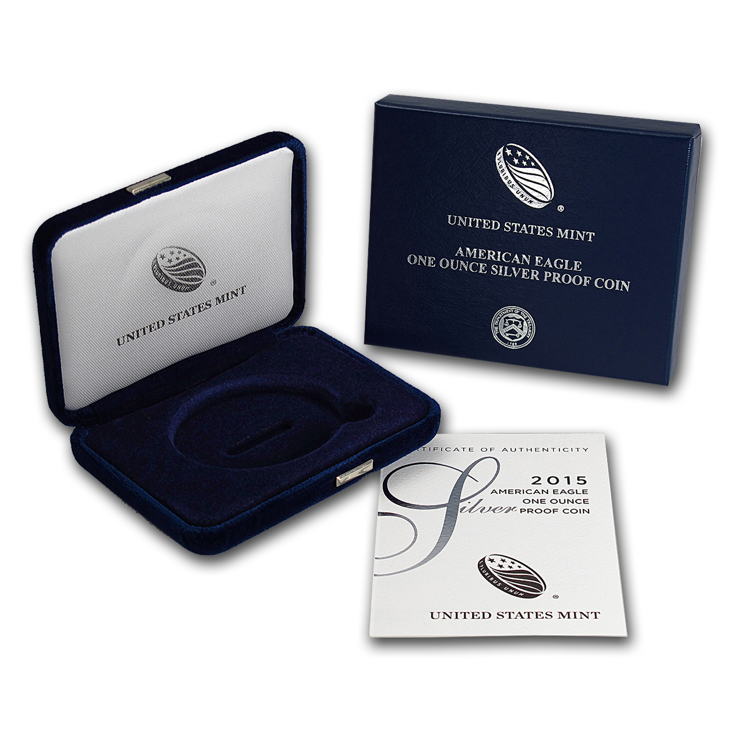 Buy OGP - 2015 Silver American Eagle Proof (Empty Box & COA) - Click Image to Close