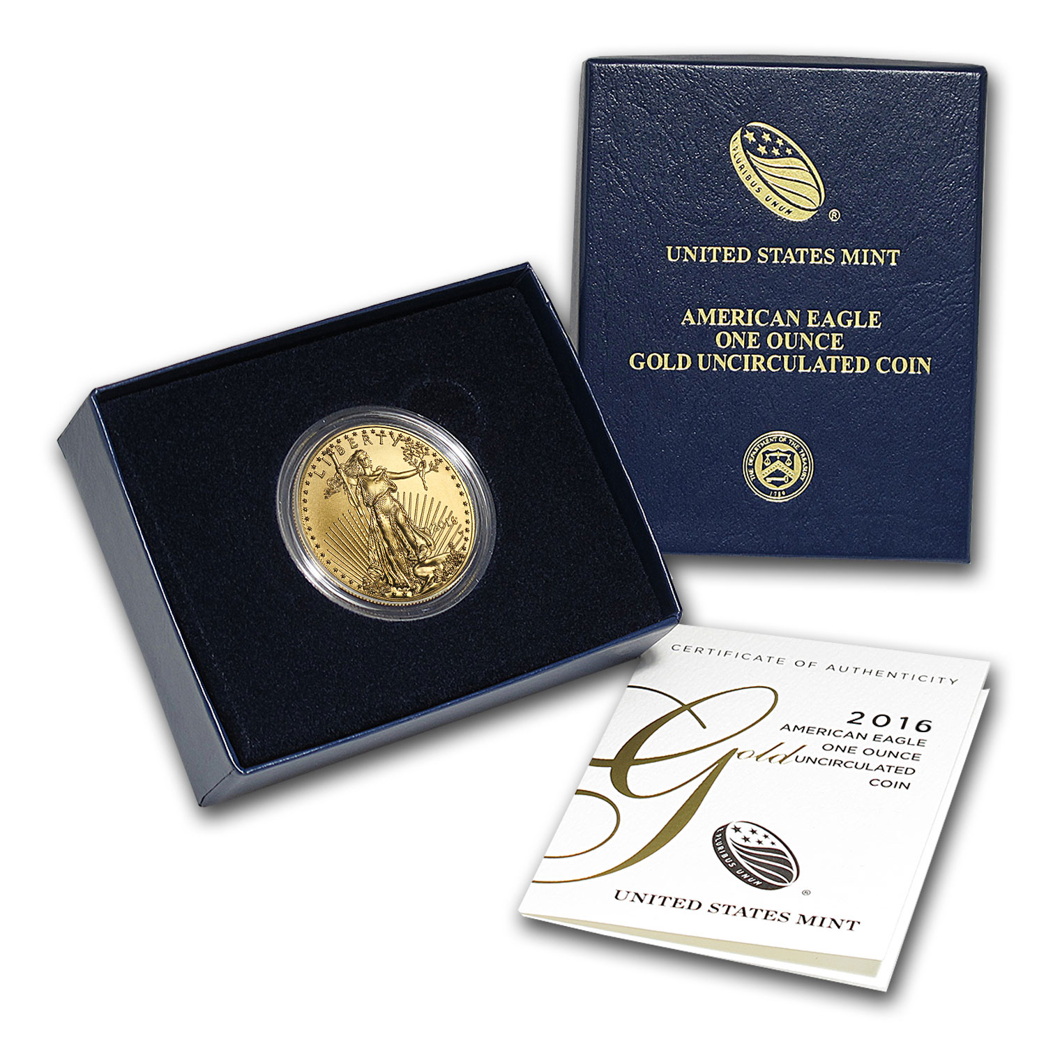 Buy 2016-W 1 oz Burnished Gold Eagle (w/Box & COA)