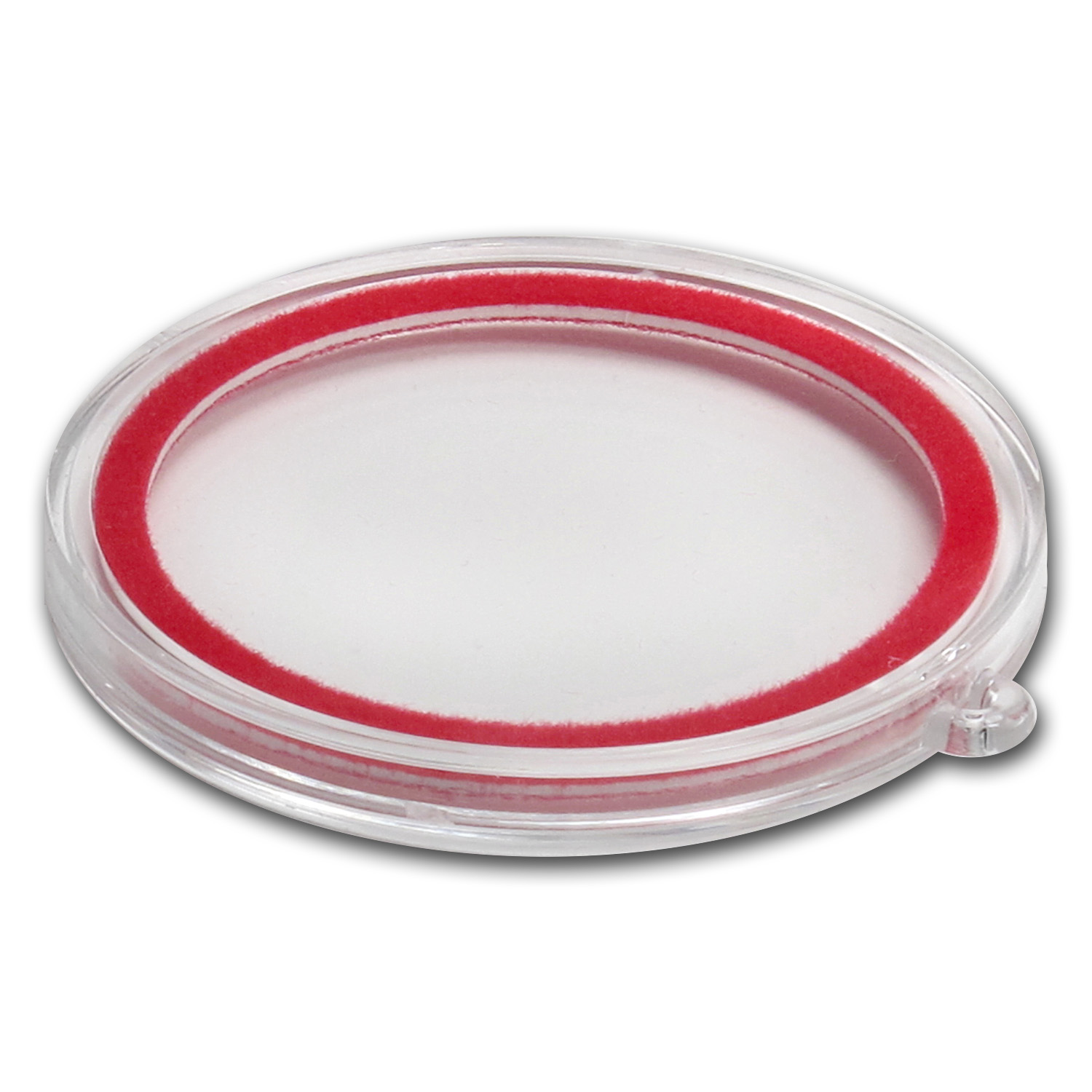 Buy Ornament Capsule for Silver Coins/Rounds - 39mm (Red Ring)