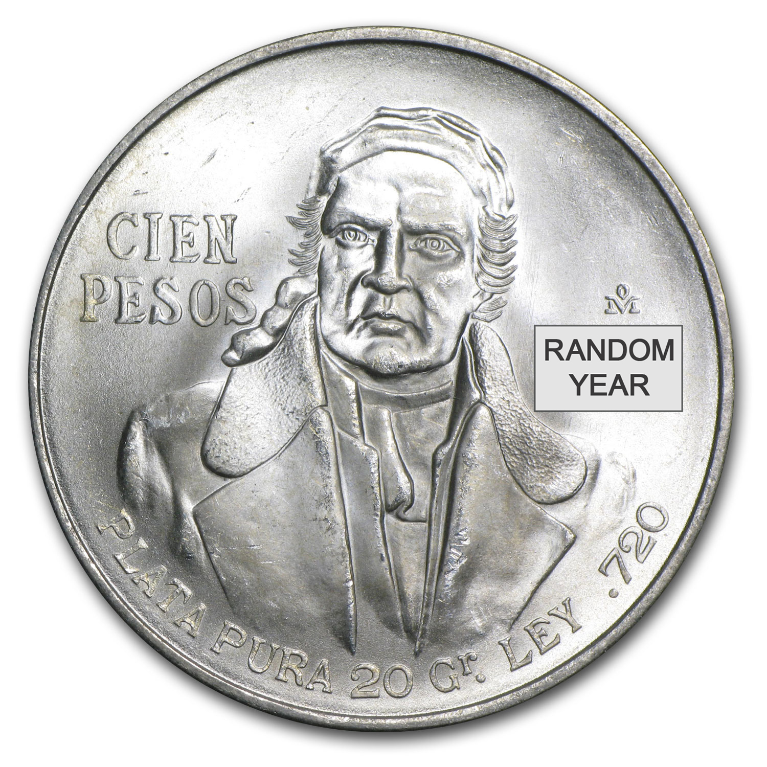 Buy Mexico Silver 100 Pesos (1977-1979) AU-BU - Click Image to Close