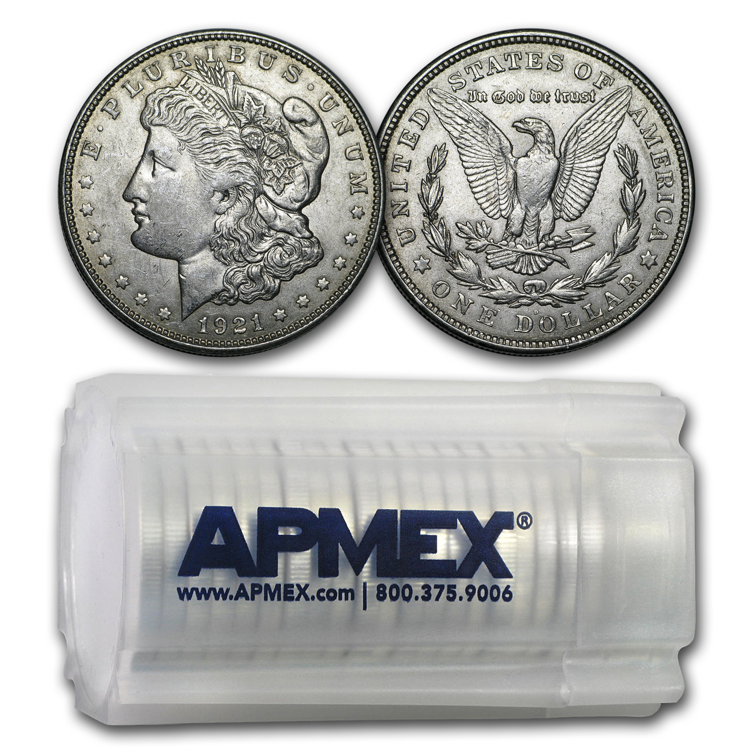 Buy 1921-D Morgan Dollar AU (20 Count Roll)