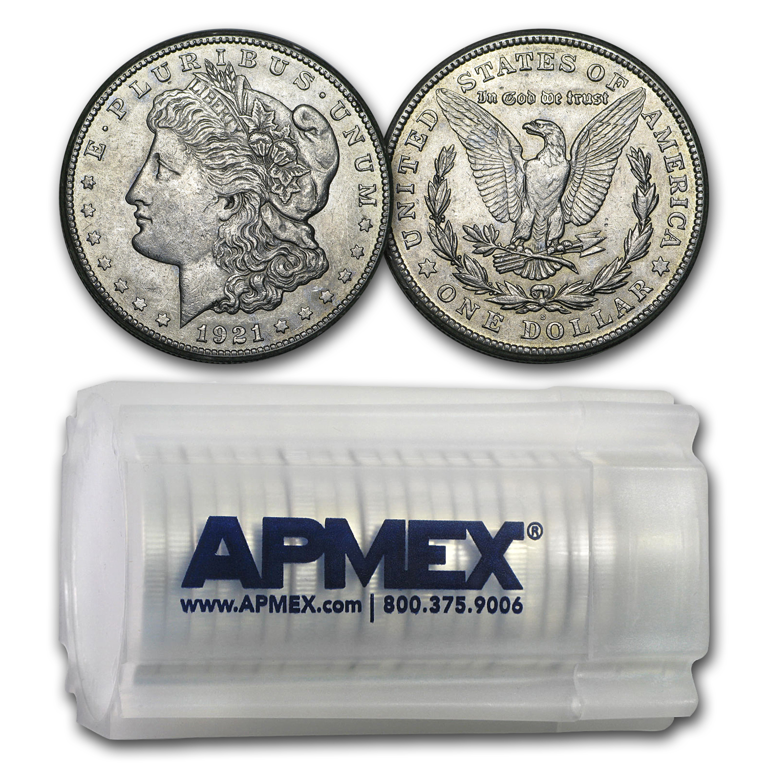 Buy 1921-S Morgan Dollar AU (20 Count Roll)