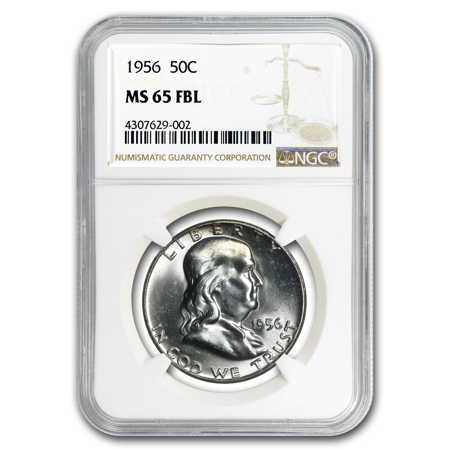 Buy 1956 Franklin Half Dollar MS-65 NGC (FBL)