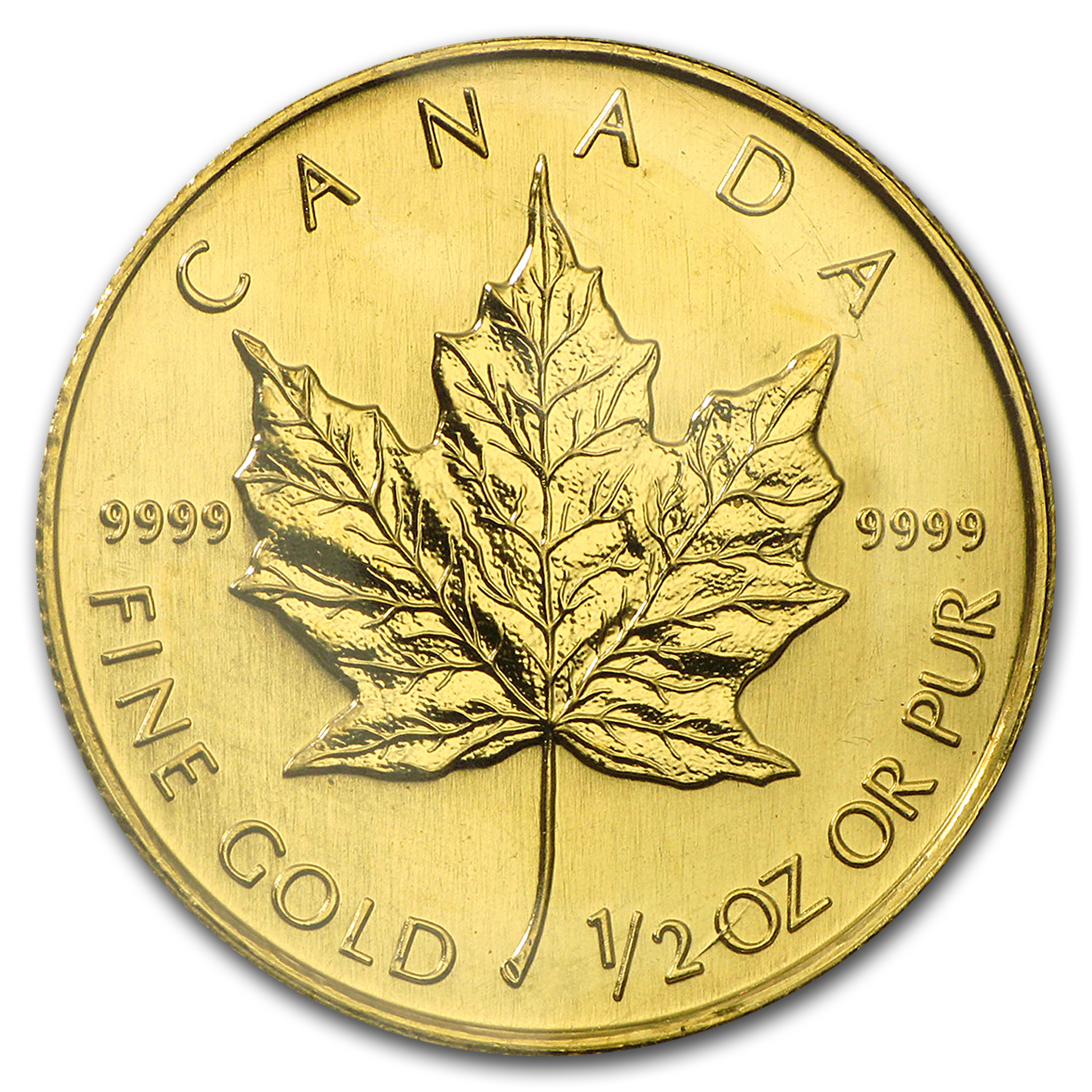 Buy 2002 Canada 1/2 oz Gold Maple Leaf BU