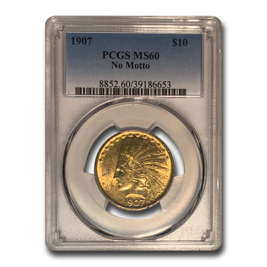 Buy 1907 $10 Indian Gold Eagle MS-60 PCGS - Click Image to Close