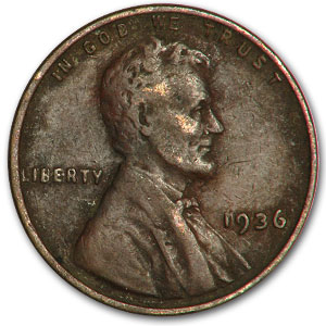 Buy 1936 Lincoln Cent Fine+