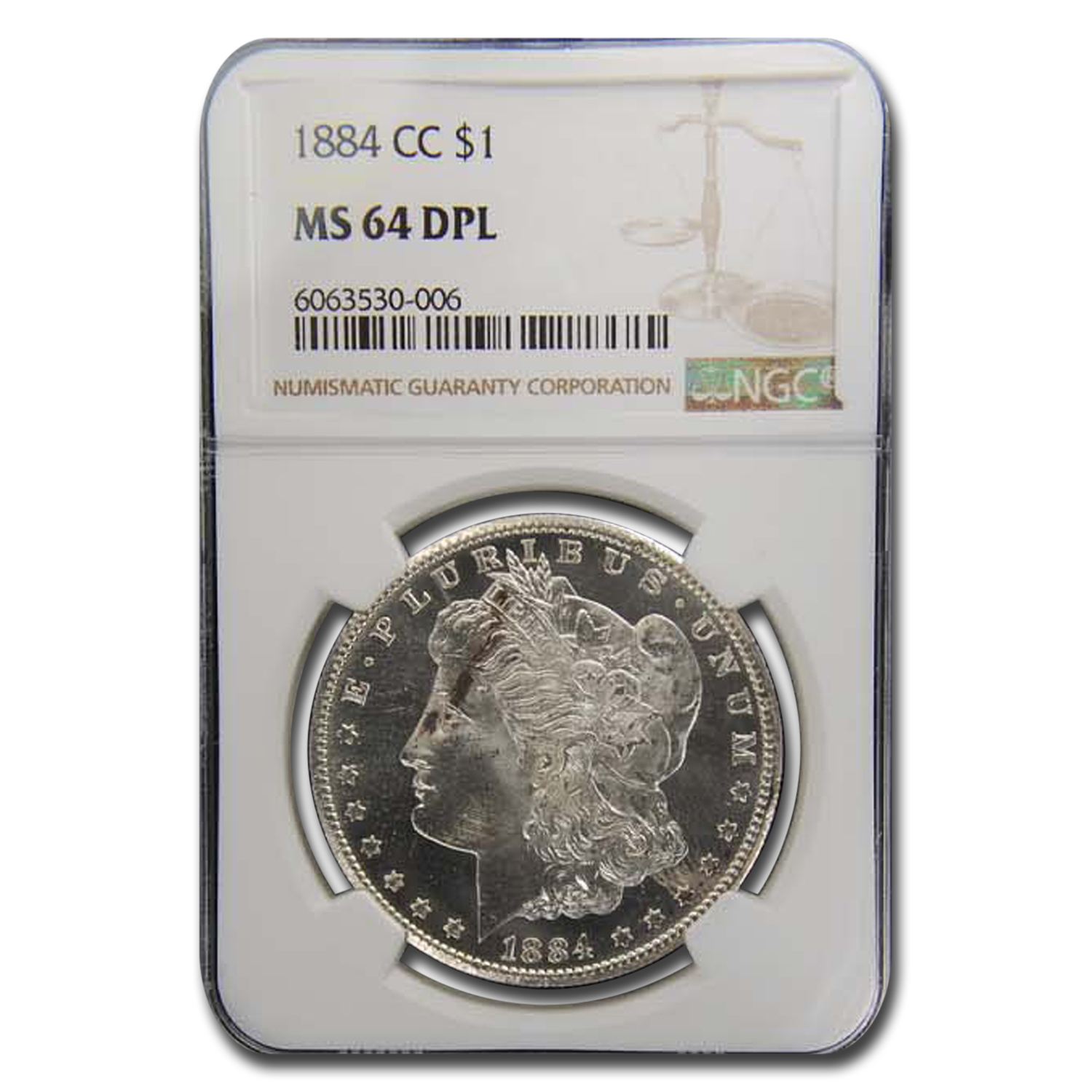 Buy 1884-CC Morgan Dollar MS-64 DPL NGC