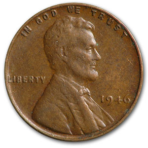 Buy 1946 Lincoln Cent Fine+ - Click Image to Close