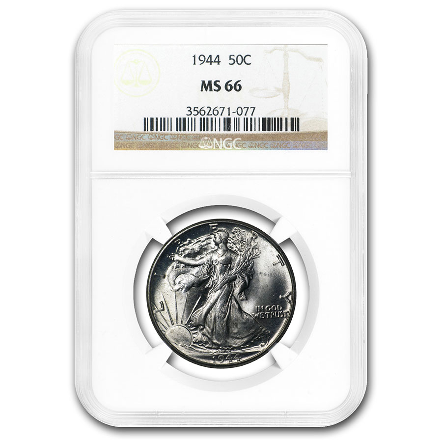 Buy 1944 Walking Liberty Half Dollar MS-66 NGC