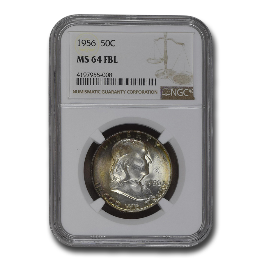 Buy 1956 Franklin Half Dollar MS-64 NGC (FBL)