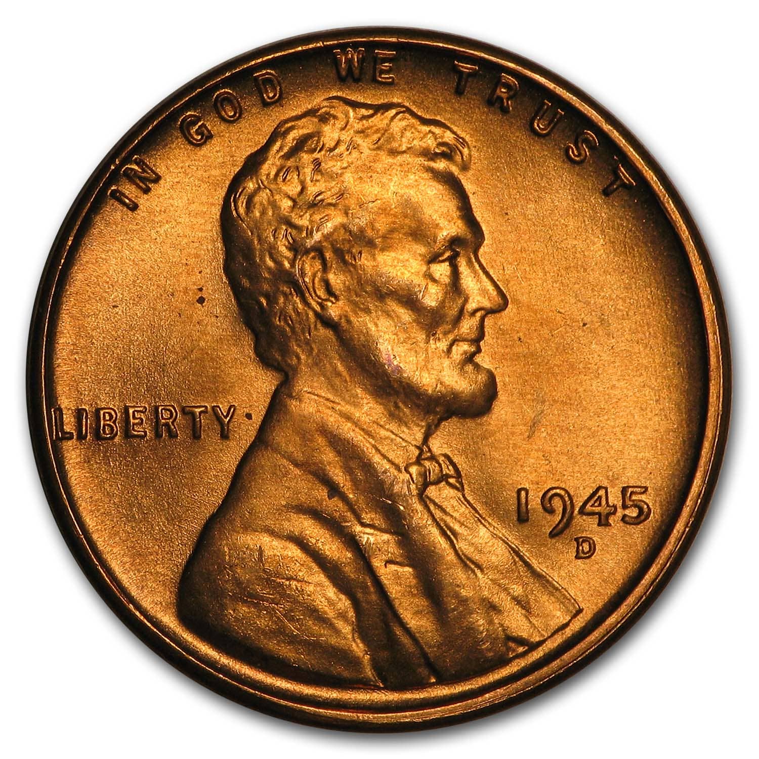 Buy 1945-D Lincoln Cent BU (Red)