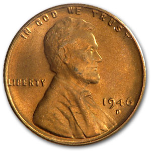 Buy 1946-D Lincoln Cent BU (Red)