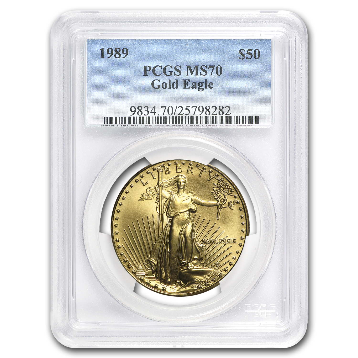 Buy 1989 1 oz American Gold Eagle MS-70 PCGS