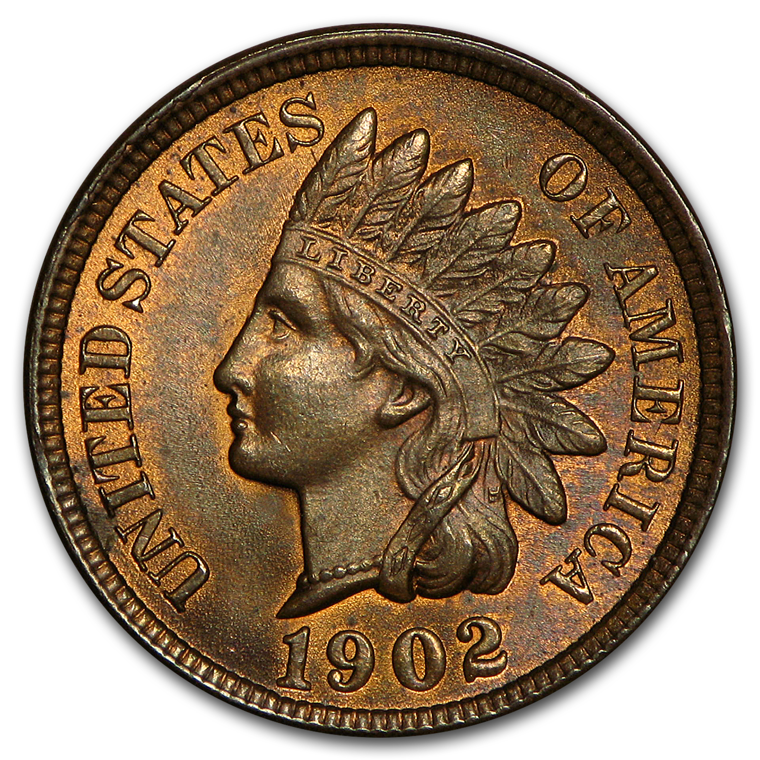 Buy 1902 Indian Head Cent BU (Red/Brown)