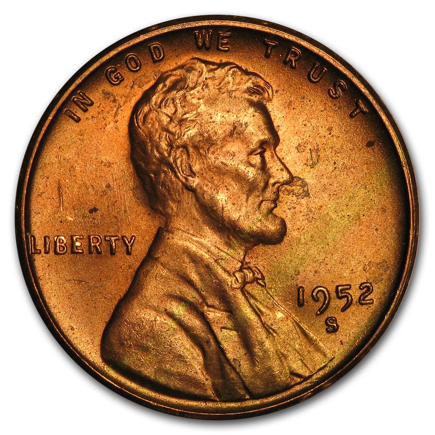 Buy 1952-S Lincoln Cent BU (Red)