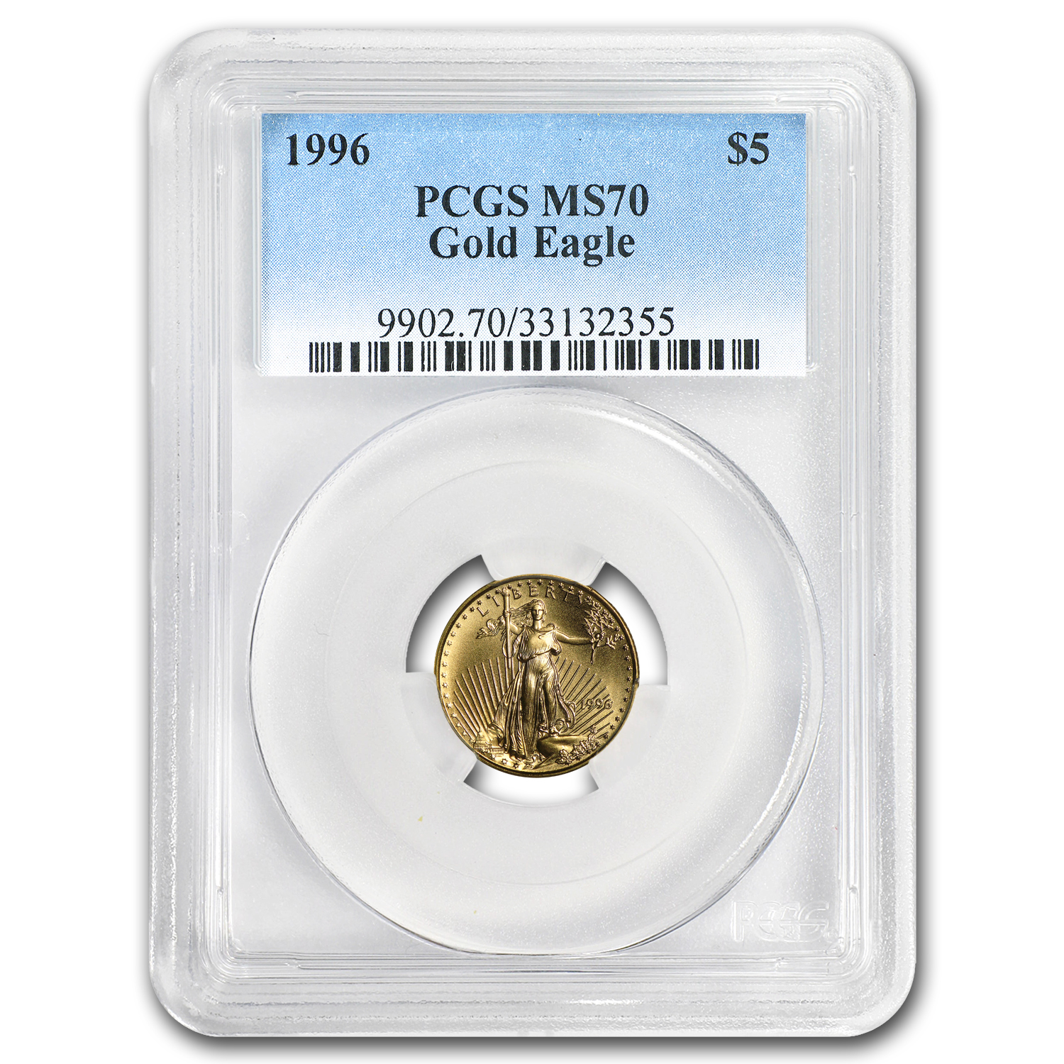 Buy 1996 1/10 oz American Gold Eagle MS-70 PCGS - Click Image to Close