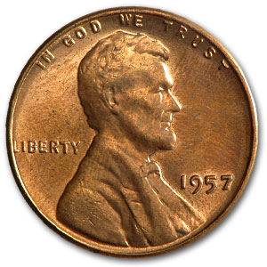 Buy 1957 Lincoln Cent BU (Red)