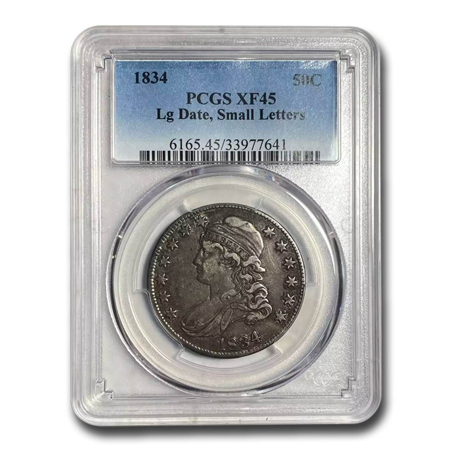 Buy 1834 Bust Half XF-45 PCGS (Lg Date, Sm Letters)