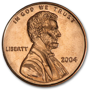 Buy 2004 Lincoln Cent BU (Red)