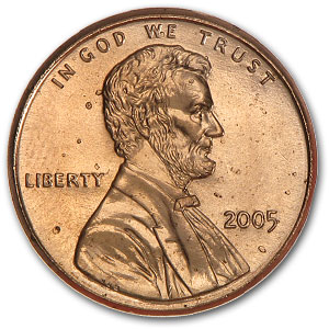 Buy 2005 Lincoln Cent BU (Red)