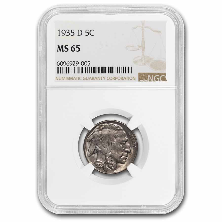 Buy 1935-D Buffalo Nickel MS-65 NGC