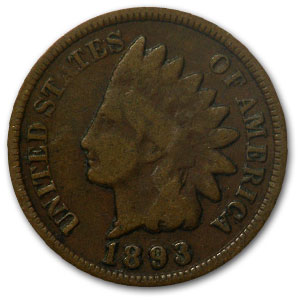 Buy 1893 Indian Head Cent Good+
