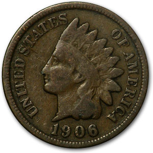 Buy 1906 Indian Head Cent Good+