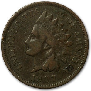 Buy 1907 Indian Head Cent Good+