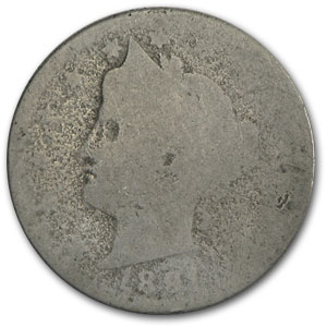 Buy 1891 Liberty Head V Nickel AG