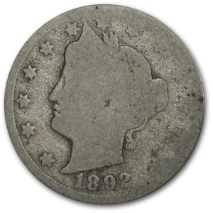 Buy 1892 Liberty Head V Nickel AG