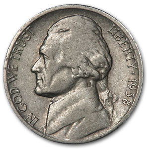 Buy 1938-S Jefferson Nickel Avg Circ