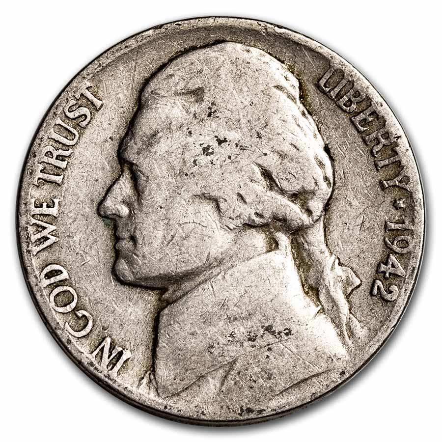 Buy 1942-D Jefferson Nickel Avg Circ
